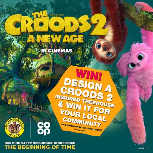 Design and win a Croods 2&nbsp;treehouse